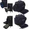 ADUSASA Pistol Bag Tactical Gun Range Bag Deluxe Pistol Shooting Range Duffle Bags with 16 Magazine slots for 4 Pistols (Black) view 3