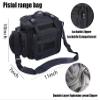 ADUSASA Pistol Bag Tactical Gun Range Bag Deluxe Pistol Shooting Range Duffle Bags with 16 Magazine slots for 4 Pistols (Black) view 4