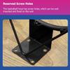 Katzowen Basketball Hoop Rim Net, Outdoor Hanging Basketball Goal with 2 Strap for Tree, Backyard, Fence, Gym, Garage, Pool & Basketball Court (Color : Black) view 4