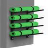 KIZMIQ Heavy Duty Steel Foam Roller Exercise Mats Display Stand, Wall Muti-Layer Yoga Mat Organizer Holder, Home Multifunctional Sports Storage Rack (Size : 4 Tier) view 1