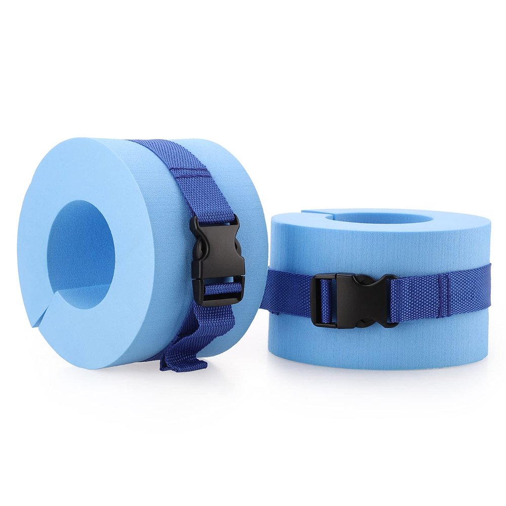 2Pcs Swim Aquatic Cuffs, Water Weights for Pool Exercise Set, Pool Weights for Water Exercise, Water Aerobics Equipment, Water Exercise Equipment Ankles Arms Binding Belts Water Weights(#1)