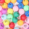 Toddmomy Numbered Lottery Balls 150Pcs 1.57 Inch Numbered Ping Pong Balls for Raffle Drawings Bingo Party Games and DIY Entertainment view 2