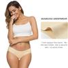 Altheanray Womens Seamless Hipster Underwear No Show Panties Soft Stretch Bikini Underwears Multi-Pack(AWB3081L-3 flowers) view 2