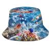 Cute Sea Fish Bucket Hats Fashion Sun Cap Packable Outdoor Ocean Animal Fisherman Hat for Women and Men view 1
