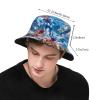 Cute Sea Fish Bucket Hats Fashion Sun Cap Packable Outdoor Ocean Animal Fisherman Hat for Women and Men view 3