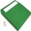 KuiBonu Pitching Mound, Portable Baseball Pitcher's Mound with Pitching Rubber, Antifade Turf and Carry Handles, 30 x 30 x 4.8 Inch Baseball Pitching Mound view 1