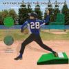 KuiBonu Pitching Mound, Portable Baseball Pitcher's Mound with Pitching Rubber, Antifade Turf and Carry Handles, 30 x 30 x 4.8 Inch Baseball Pitching Mound view 4