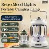 LED Strong Light Type-c Charging Night Fishing Night Market Booth Camping Lights (Green) view 3