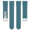 Huwokxix 22mm Watch Band, Magnetic Folding Buckle Watch Strap Quick Release, Soft Silicone Replacement Band Compatible with Samsung Galaxy Watch 46mm/Galaxy Watch 3 45 mm (Green+Grey) view 3