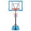 Pool Basketball Hoop Poolside Outdoor Adjustable Height Swimming Pool Basketball Hoop115-135cm Height Adjustable Portable Basketball Goal,Upgraded PVC Transparent Board Basketball Stand Rolling Wheels view 2