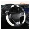FUERU Car Steering Wheel Cover Set Car Steering Wheel Cover Four Season Carbon Fiber Fashionable Atmosphere Car Interior (Color : 3#) view 1