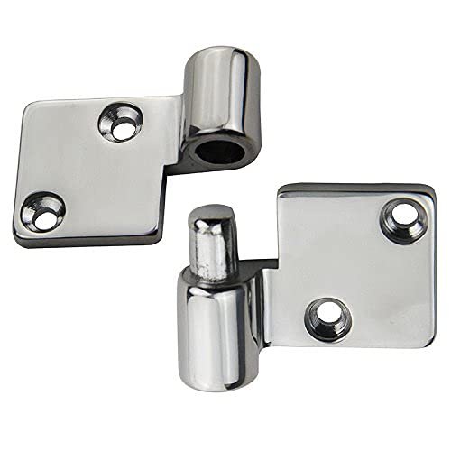 92mm x 50mm Stainless Steel Polished Right Hand Pull Apart Hinge Marine Boat Hardware 2 Sets//525