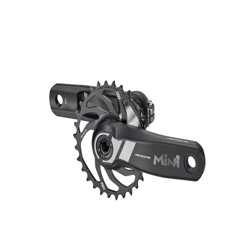 Aerozine Kid Bike Kid Crankset, XEON Mini Crank A1, XEON-A1-148 WP2 30mm BB Boost axle Crank Length 150mm / 30T Direct Mount Alloy Narrow Wide Chainring 6mm Offset/Blast Black