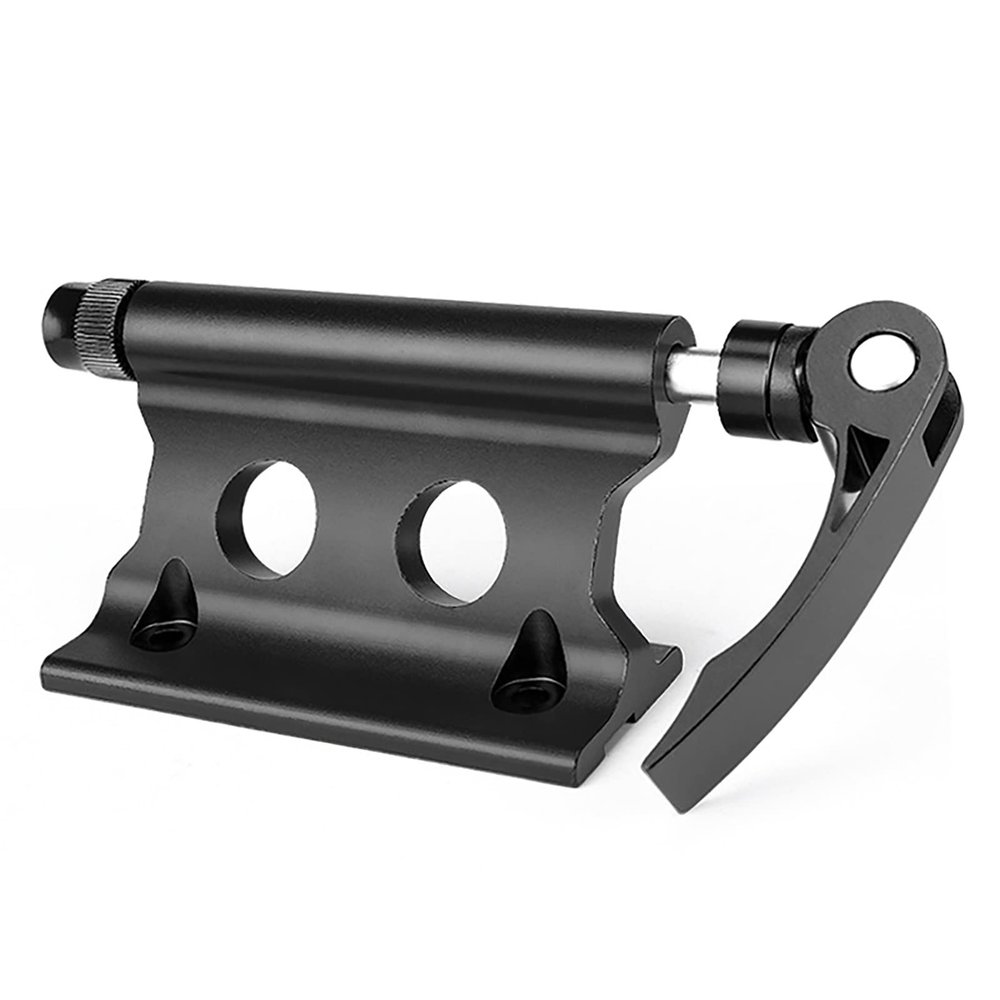 Bike Block Fork Mount W/Quick Release Lever, Cycling Fork Rack Accessories for Travel Carrying Outdoor Display, 16.5X4x5.9cm, Compression Resistant Aluminum Alloy