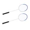 2Pcs Badminton Racket, Lighter and More Comfortable Alloy Ultra Light Badminton Racket, Small Vibration, Anti Slip Handle Sports Accessory for Training Competition(Blue) view 3