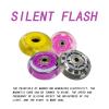 JHKJ Hardness 82A 8 Pack Inline Replacement Wheels 64mm 70mm 72mm for Outdoor Inline Hockey Replacement Wheels Inline Wheels with Bearings,Pink Transparent,70mm view 4