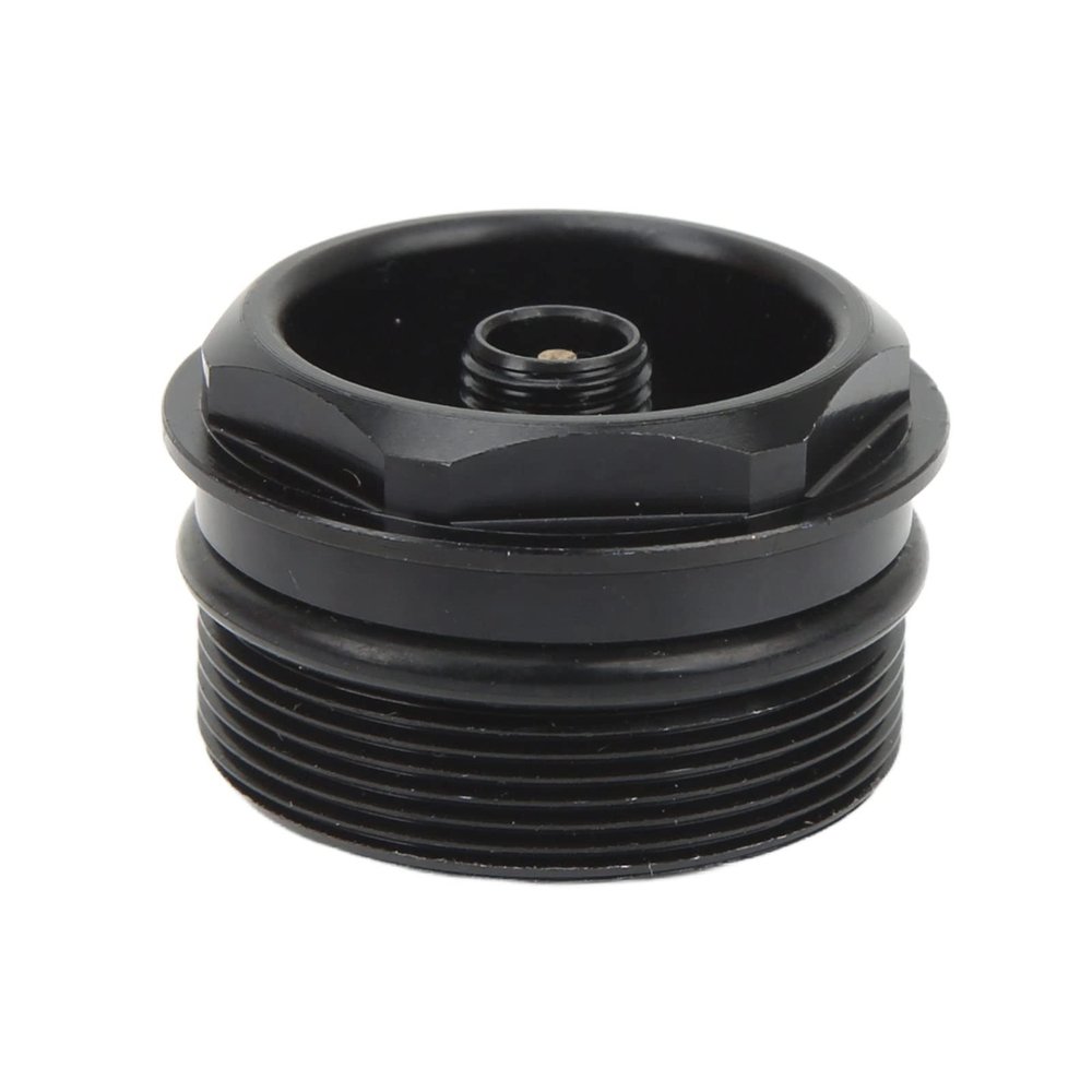Bicycle Fork Valve Nut, Aluminum Alloy Material, Replacement Spool Good Sealing Performance, Fit The Original Machine Hole Position, Bicycle Fork Cover Assembly