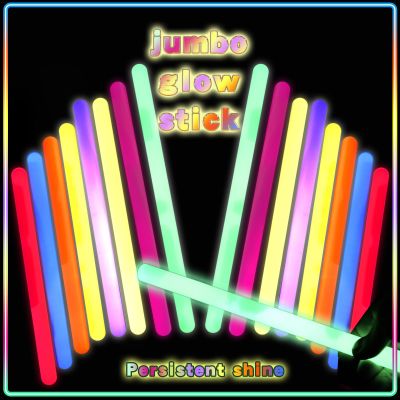 FathiSooc 20 Pcs Ultra Bright Large Glow Sticks 14 Inch Industrial Grade 8 Colors Jumbo Light Sticks Emergency glow in the dark for Camping Accessories, Party,Hurricane, Earthquake, Survival Kit