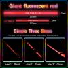 FathiSooc 20 Pcs Ultra Bright Large Glow Sticks 14 Inch Industrial Grade 8 Colors Jumbo Light Sticks Emergency glow in the dark for Camping Accessories, Party,Hurricane, Earthquake, Survival Kit view 2
