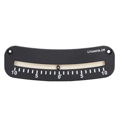WOOXGEHM Tube Clinometer, Level Gauge for Off Road Vehicle, Truck, RV, Trailer, Or Boat, 10 to 0 to 10, Horizontal Micro Angle Test, Accurate Measurement