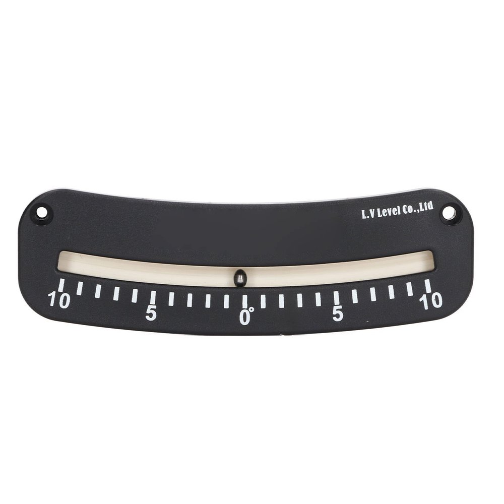 WOOXGEHM Tube Clinometer, Level Gauge for Off Road Vehicle, Truck, RV, Trailer, Or Boat, 10 to 0 to 10, Horizontal Micro Angle Test, Accurate Measurement