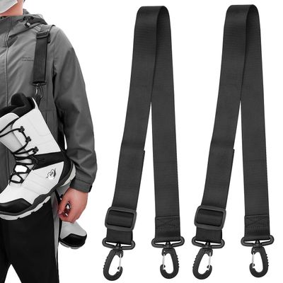 MOPHOEXII 2 Pack Ski Boot Carrier Straps, Adjustable Shoulder Sling, Skates Carry Leash, Roller Skate Leash for Skiing