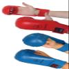 Wacoku WKF Competition Approved Karate Sparring Fighting Mitts (Large, Red) view 3