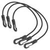 CORHAD 3pcs Elastic Dock Mooring Line Hook for Boats Tie Off Rope Lightweight Accessory for Kayaks Holders Easy to Use Carry High-Grade Material for Performance view 1