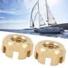 Airshi Boat Outboard Propeller Nut, Duty Metal F15 06000016 Boat Outboard Motor Nut High Strength Small Size for Repair view 3