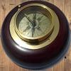 Antique Compass Wood & Brass Nautical Collectible Compass for Outdoor Camping Hiking Survival Military view 3