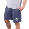 Concepts Sport Men's Navy Miami Dolphins Quest Knit Jam Shorts view 1