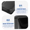 COHEALI Electric Car Backrest Creative Seat Cushion Replacement Back Cushion Safety Seat Cushion Battery Car Electric Bicycle Bracket Back Pad Black Plastic Universal Back Cushion view 3