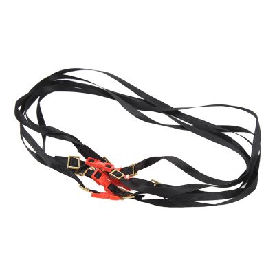 Tie Down Straps 5pcs 1/10 Scale Red Adjustable Length for RC Roof Rack, Nylon Polyester Iron DIY Decor, Simulation Details for 1/10 Crawler Truck Luggage