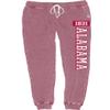 Alabama Crimson Tide NCAA Officially Licensed Women's Jogger Sweatpants Burnout, XX-Large view 2