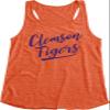 Clemson Tigers NCAA Officially Licensed Women's Tank Top Tri-Blend Signature, Medium view 1
