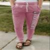 Arkansas Razorbacks NCAA Officially Licensed Women's Jogger Sweatpants Burnout, Medium view 2