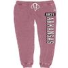 Arkansas Razorbacks NCAA Officially Licensed Women's Jogger Sweatpants Burnout, Medium view 3