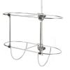 Boat Rack for 7in Yacht Fenders, 2-Basket Marine Holder, High Strength Stainless Steel, Folding Design, Easy to Use, Anti-rust view 3