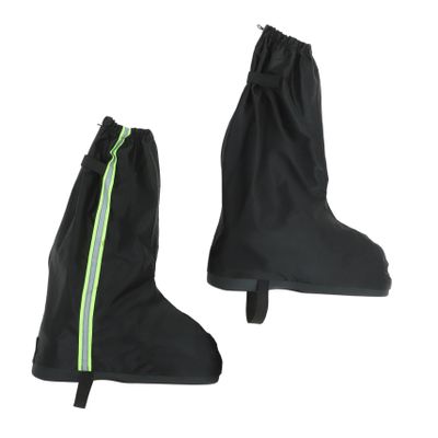 Gogogmee Oxford Cloth Shoes Cover for Men and Women High Rain Boot Cover with Reflective Design Xxl for Rainy Days Travel Fishing and Outdoor Activities