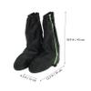 Gogogmee Oxford Cloth Shoes Cover for Men and Women High Rain Boot Cover with Reflective Design Xxl for Rainy Days Travel Fishing and Outdoor Activities view 2