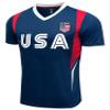Boy's USA Short Sleeve Shirt, Youth Sizes U.S. Tee Shirt (YX) Blue view 1