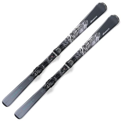 NORDICA Women's Wild Belle 74 Stable Durable Maneuverable All Mountain Alpine Snow Skis with TP2 Compact 10 FDT Bindings, Gray - White, 150