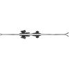 NORDICA Women's Wild Belle 74 Stable Durable Maneuverable All Mountain Alpine Snow Skis with TP2 Compact 10 FDT Bindings, Gray - White, 150 view 2