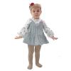 EPEIUS Baby Tights Infant Girl Footed Leggings White Khaki Brown 6-12M view 2
