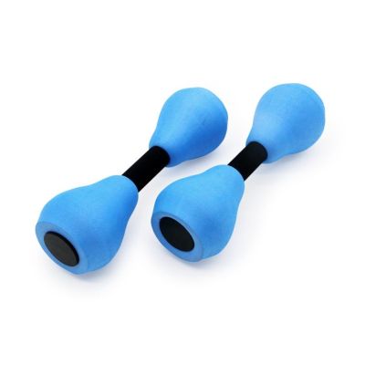 Cool & Fresh Aquatic Exercise Dumbbells 2pcs - Portable, Lightweight (68g), Heat Resistance EVA Foam, Ideal for Water Aerobics & Strength Training
