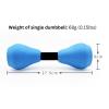 Cool & Fresh Aquatic Exercise Dumbbells 2pcs - Portable, Lightweight (68g), Heat Resistance EVA Foam, Ideal for Water Aerobics & Strength Training view 3