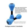 Cool & Fresh Aquatic Exercise Dumbbells 2pcs - Portable, Lightweight (68g), Heat Resistance EVA Foam, Ideal for Water Aerobics & Strength Training view 4