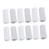 BESPORTBLE 12pcs Compression Wristband Breathable Sports Wrist Support for Basketball Volleyball Tennis and More Durable Elastic Cuffs for Men and Women White view 1