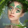 U-Goforst Face Gems Stick On - Green Face Jewels Stick On Halloween Ivy Costume, Self Adhesive Glue Face Rhinestone Stickers Festival Makeup Cosplay Dress Up Face Jewelry Accessories Women Grils view 4