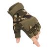 Parachute Protective Gloves, Protective Gloves Half Finger Gloves Half Finger Thickening Gloves 2 PCS Quick Release Fabric Pressure Relief for view 1